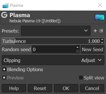 Plasma Dialog